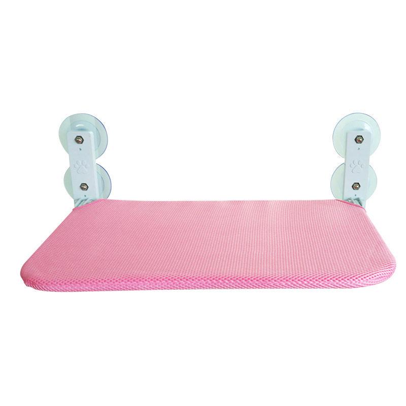 ערסל חתול לשיזוף: מיטה עם כוס יניקה לחלון לחתולים