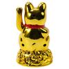 4.5/6.5inch Chinese Lucky Cat Decoration Waving Arms Chinese Lucky Waving Cat Beckoning Maneki Neko Gold Fortune Feng Shui