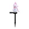 Solar Powered Snowman Stake Light Outdoor Christmas Decoration for Yard Garden & Pathway Auto On/Off Waterproof Festive Atmosphere Lights
