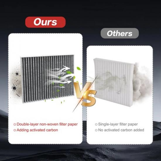 Activated Carbon Cabin Air Filter & Filter Access Door for Dodge Caliber 2009-12