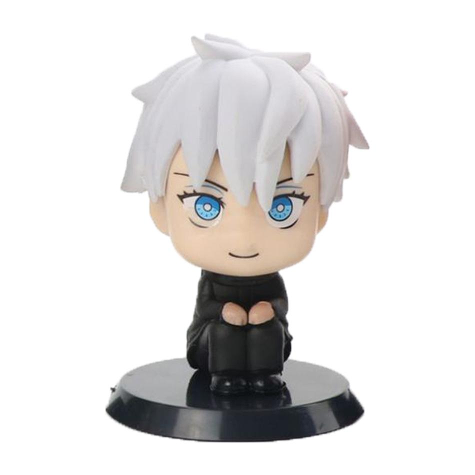 7cm Anime Jujutsu Kaisen Figur Itadori Yuji Gojo Satori Fushiguro Megumi Kugisaki Kawaii Spielzeugauto Dekoration PVC Modell Geschenk