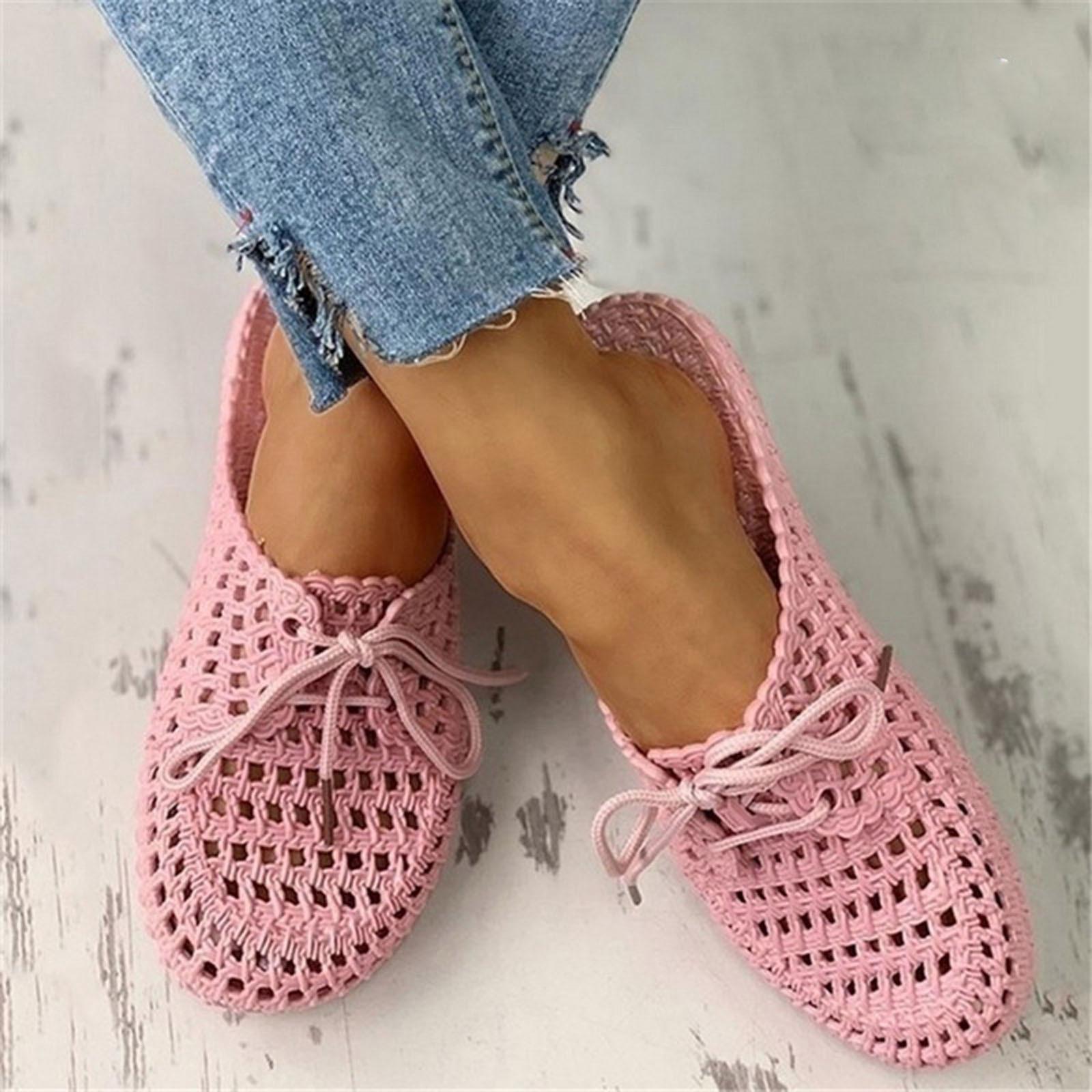 

Женские тапочки, дышащие сетчатые тапочки, летние полые тапочки, обувь для купания 38