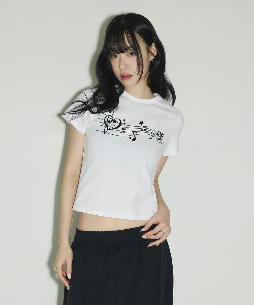 Seulliggeullou Feel My Rhythm T-Shirt [White]