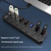 USB 3.0 Seven-Port Docking Station with Independent Switches