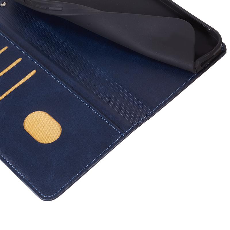 For Motorola Edge 60 Fusion 5G Case PU Leather Wallet Protective Phone Cover Calf Texture