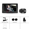 Car Rear Baby Monitor 4.3'' Car Monitor With Camera Night Vision Wide-Angle Real-Time Baby Monitoring Stable Mounting