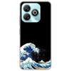 for ZTE A75 Black Case Cute Cartoon Soft Tpu Silicon Back Cover on ZTEA75 360 Full protection shockproof Bumper Ultra thin 6.6inch