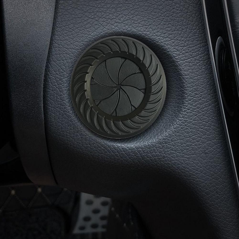 Cubierta de Botón de Arranque Pulsar Para Arrancar Motor de Coche Rotatorio Botón Pulsar Para Arrancar Accesorios Protector Anti-arañazos Auto Encendido Arranque Parada