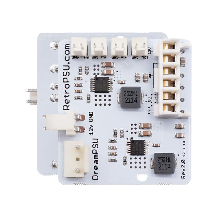 Efficient Power Module Power Supply Board for Dream Cast Consoles, Simple Setups Heat Reduction Power Boards Replacement
