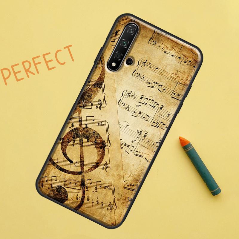 Sheet Music For Huawei Nova 5T 9 10 SE 7i 8i 11i 12i Y60 Y61 Y70 Y72 Y73 Y90 Y91 P20 P30 P40 Lite Case