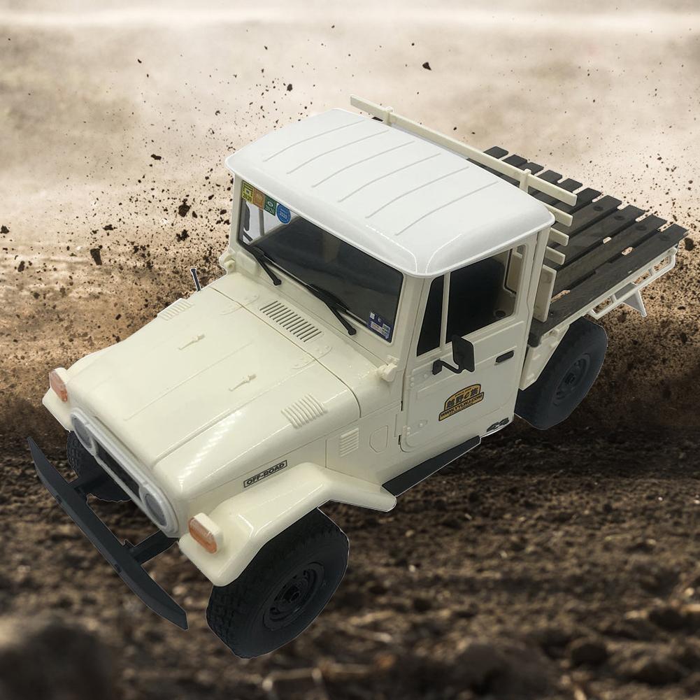 4WD 1 16 Remote Control DIY Assemble Crawler Car Model with 25g Servo 370 Brush MotorBeige