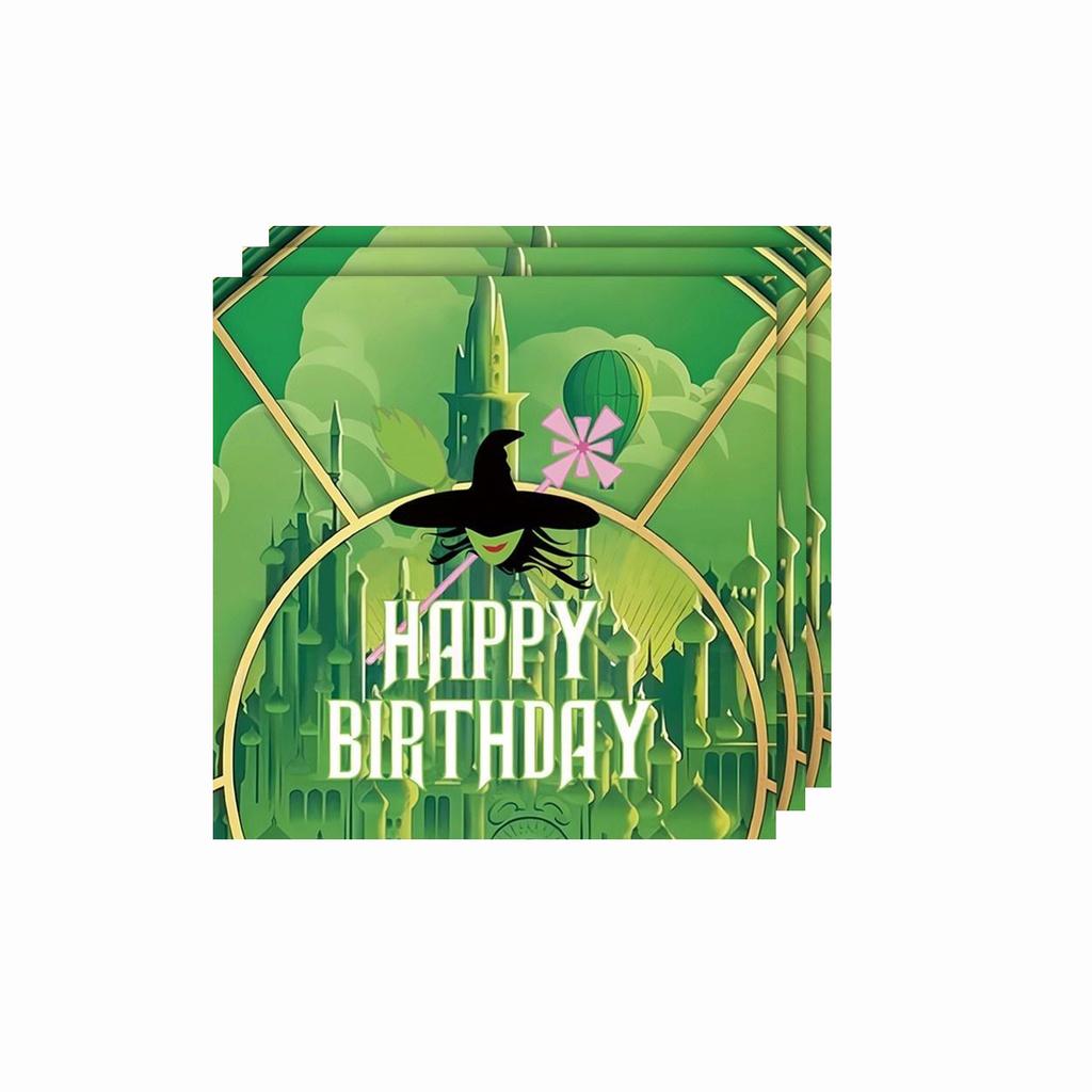 Birthday Theme Party Decoration Banner Pull Flag Cake Flag Balloon- Set