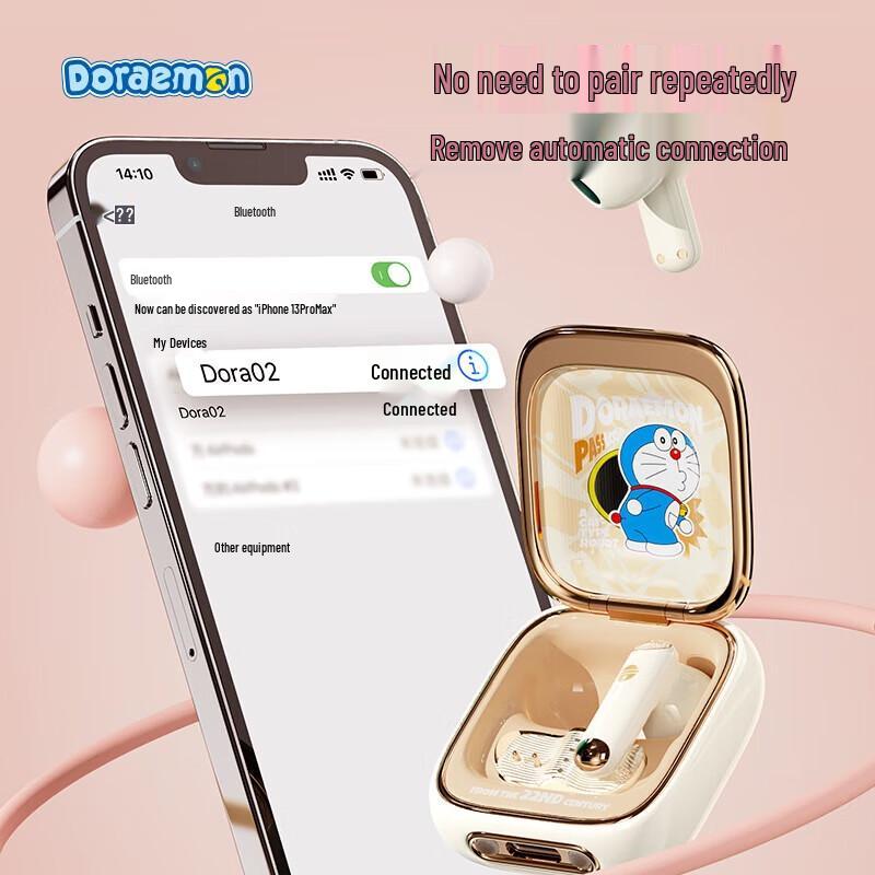 ROCK Doraemon Retro Record Player True Wireless Earbuds
