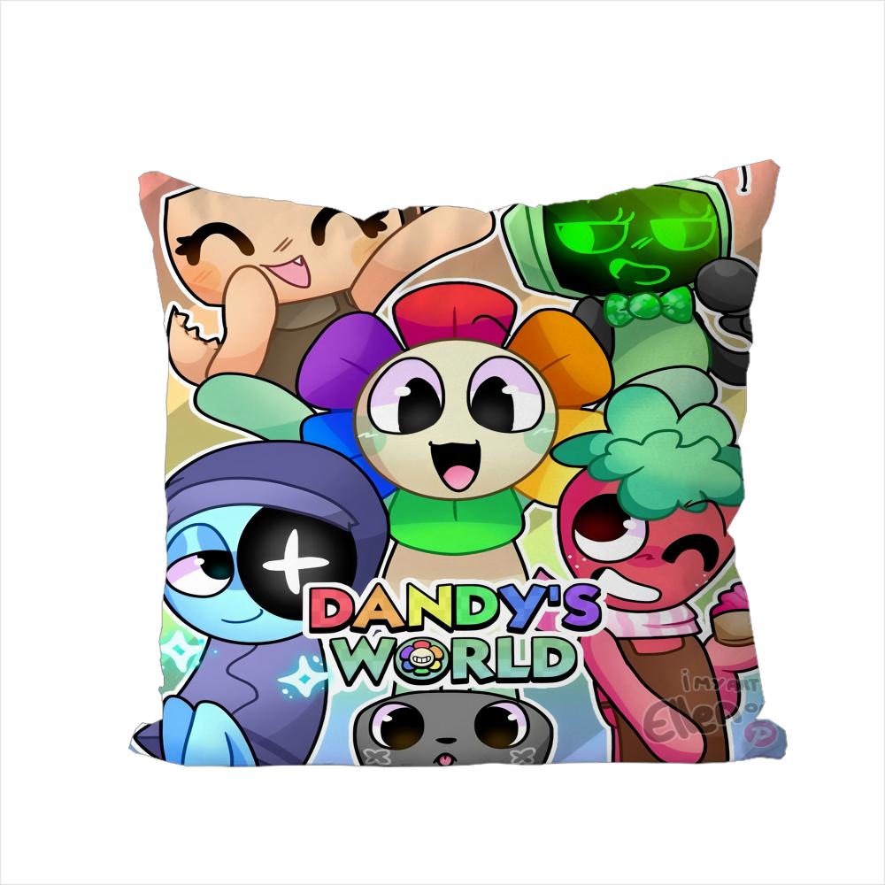 D-Dandys World Pillow Case For Car Sofa Decorative Home Double-sided Print Plush Square Throw Pillow Cushion Cover