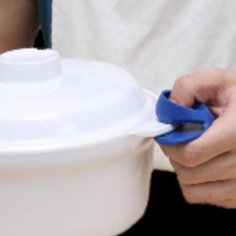 2pcs Silicone Hand Clip Silicone Heat Resistant Finger Perfect For Kitchen Anti-scald Gloves & Microwave Oven Tongs Kitchen Supplies