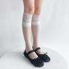 Lace Ruffle Lace Ruffle Long Socks Sheer Knee High Socks JK Lolita High Tube Socks  Sweet Girls