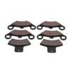 6 st Fram Bak Bromsbelägg Tillbehör Ersättning för Polaris Sportsman 335 19992000