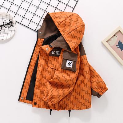 Boys Casual Jacket Spring and Autumn Children Handsome Outdoor Waterproof Jacket