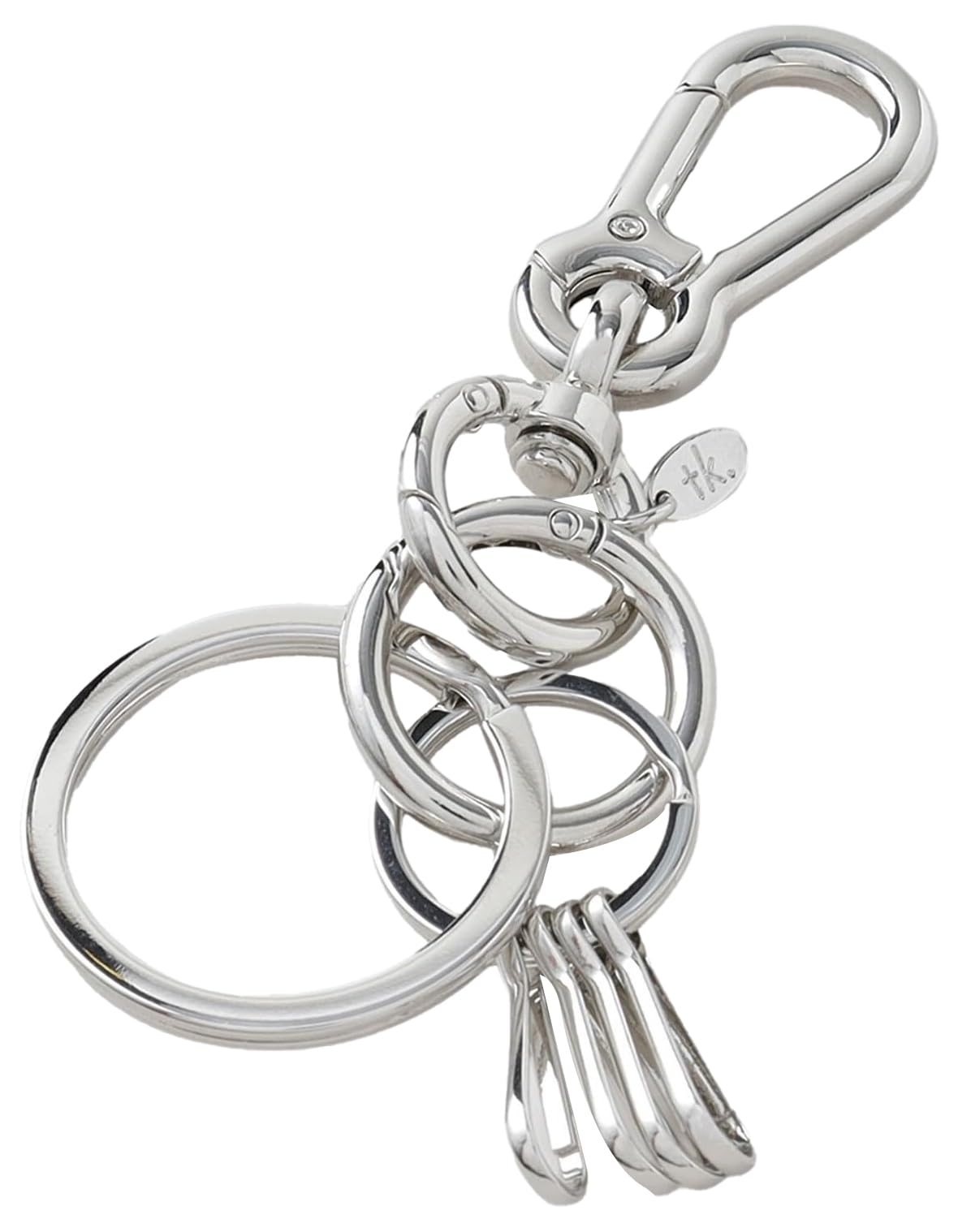 

TAKEO TAKEO Key Key Carabiner Key Holder 97901901 Silver 00 [tk. KIKUCHI] [TK KIKUCHI] Case, Holder, Charm, Men s (006)
