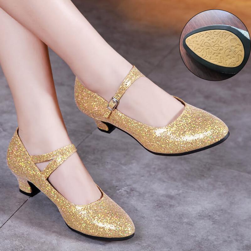Hot Selling Modern Dance Shoes for Women Women's Salsa Ballroom Tango Latin Shoes for Girls Ladies High Heel and Soft Sole Shoe
