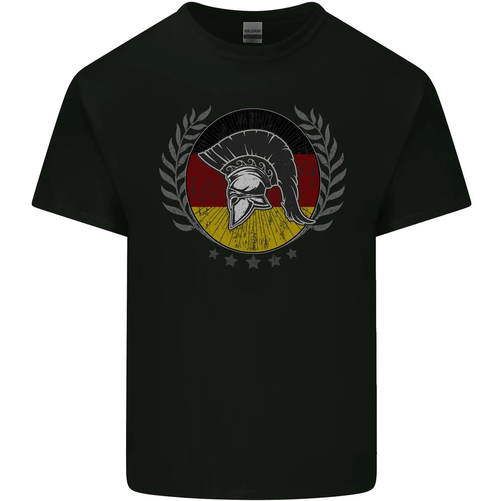 26 German Bodybuilding Flag Gym Training Spartan Mens Cotton T-Shirt Tee Top Unisex T-Shirt XXXXL