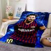 1 pièce Couverture en flanelle Célébration de Messi de l'Argentine Super Douce Mignonne Confortable pour Voyage Literie Canapé Canapé Couverture Y7304