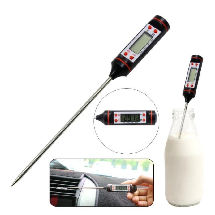 Electronic Thermometers Probe Baking Temperature Gauge Gastronomic Enthusiasts for Baking Workshops