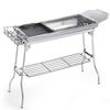 Portable Stainless Steel Charcoal BBQ Grill