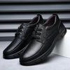 2025 Kitchen King Men's Shoes Anti-Slip Waterproof Oil-Resistant Durable Casual Leather Work Shoes For Chefs Perfect For Spring