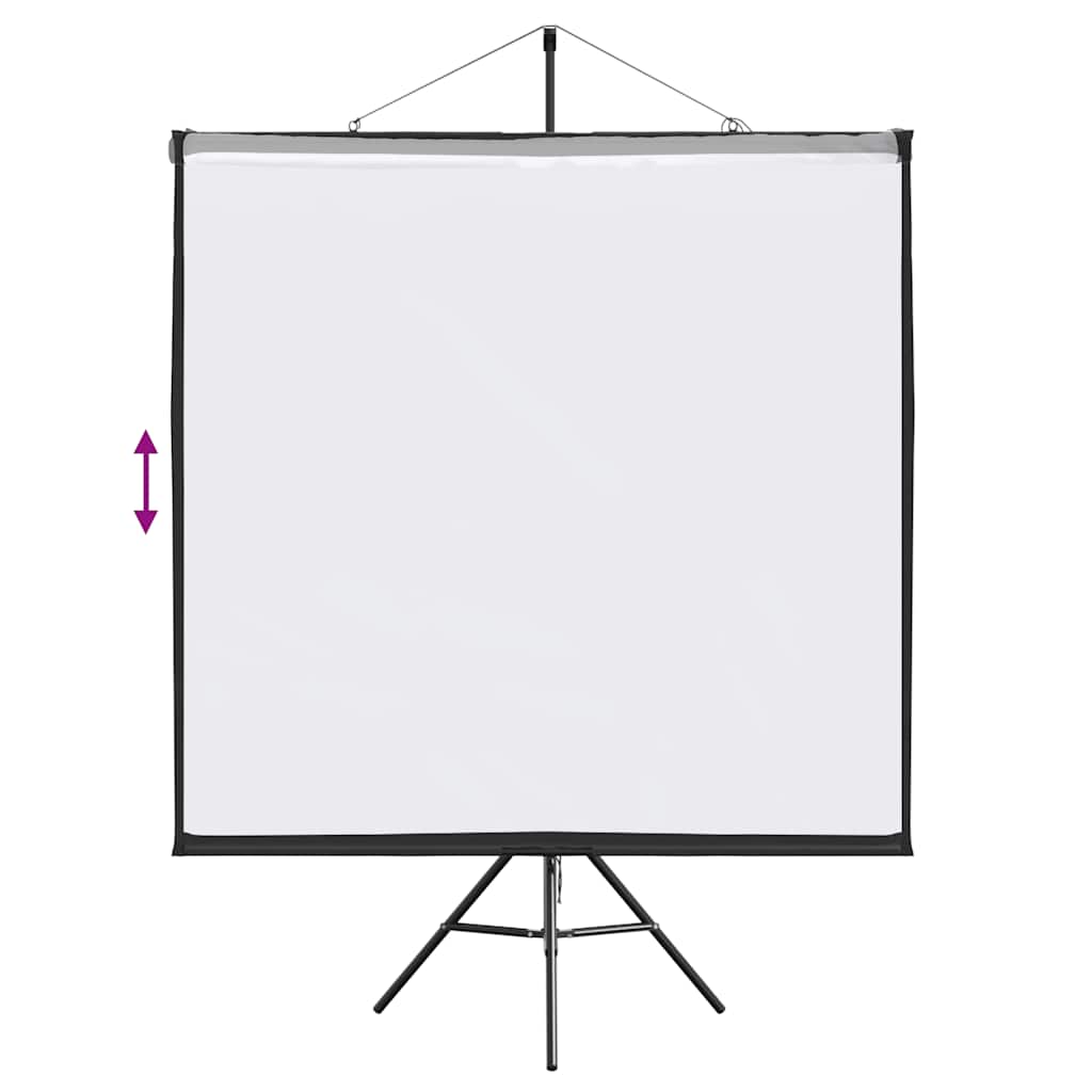 Projection Screen with Tripod 72 Inches 1:1 Aspect Ratio