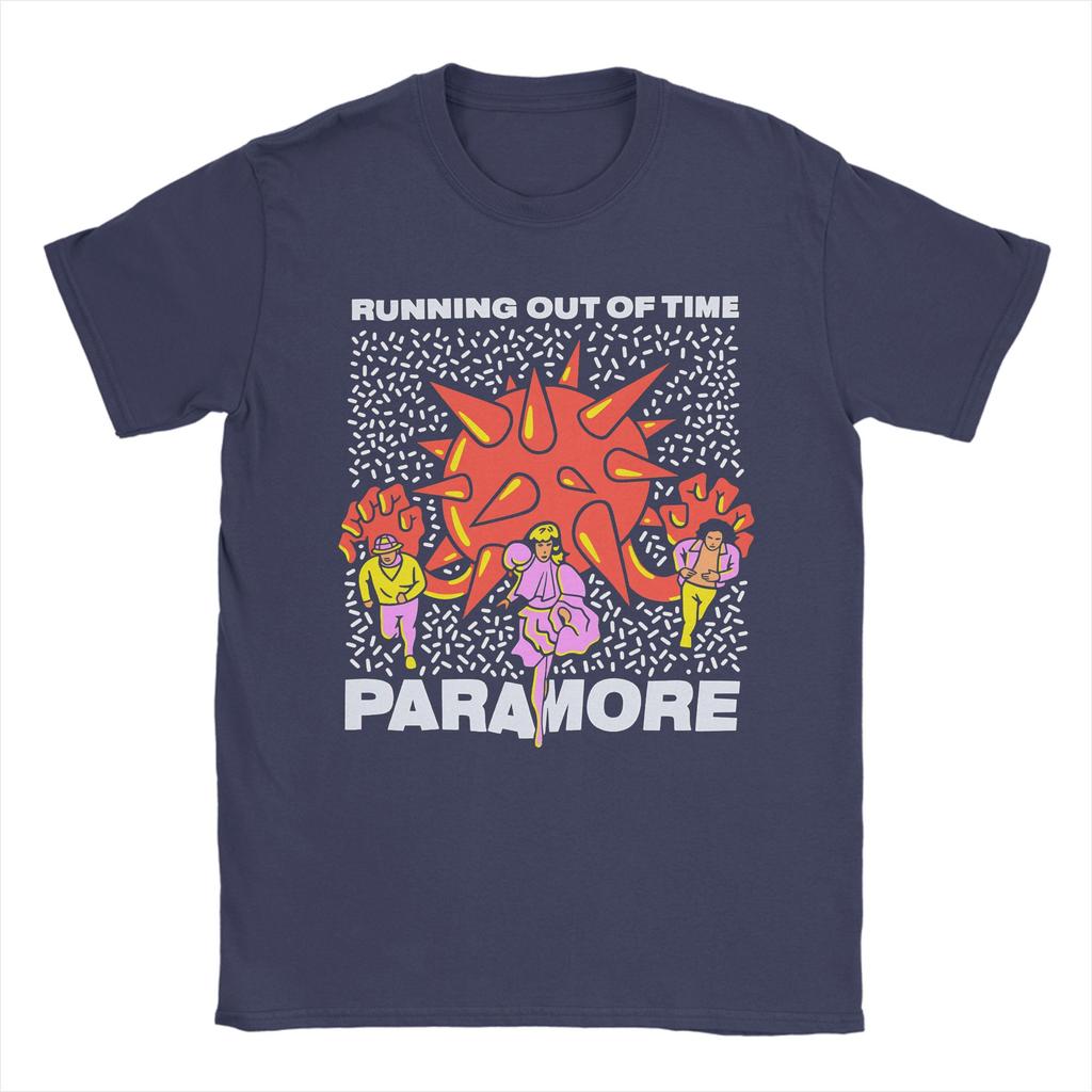 Leisure Paramore Band TShirts Men O Neck Cotton T Shirt  Short Sleeve Tee Shirt Big Size Clothes