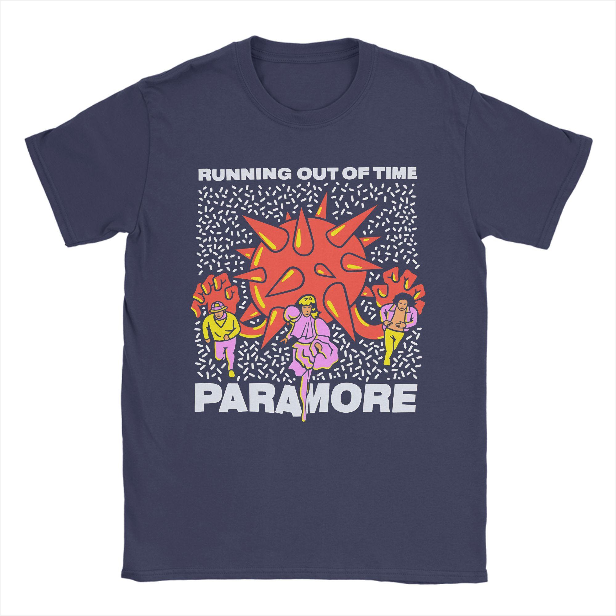 

Leisure Paramore Band TShirts Men O Neck Cotton T Shirt Short Sleeve Tee Shirt Big Size Clothes 4XL
