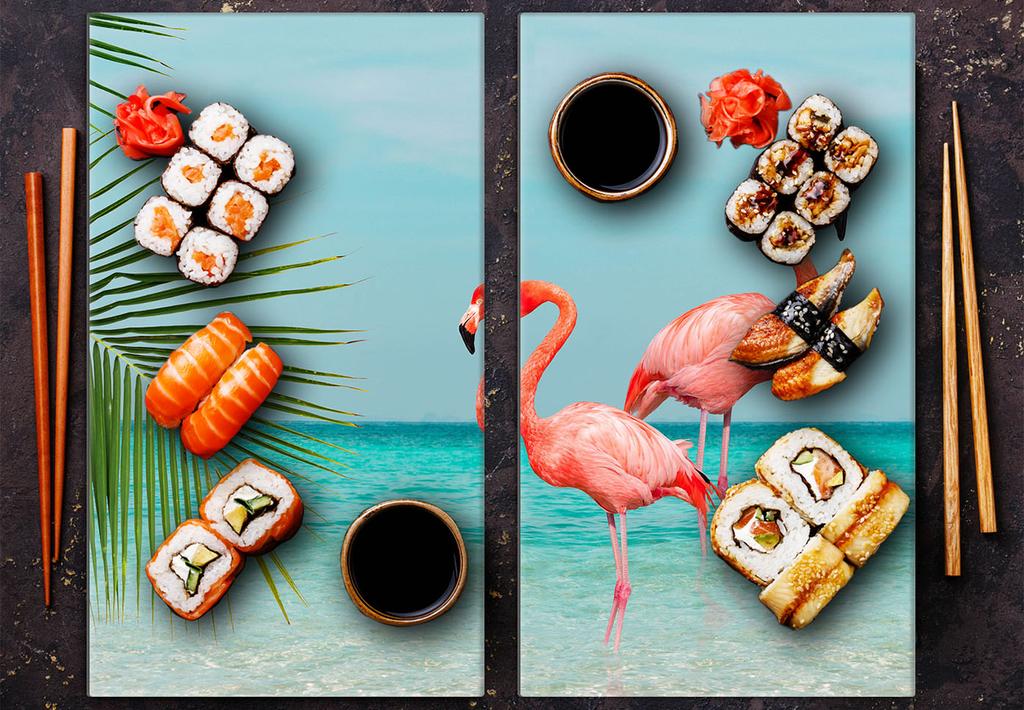 Szklana płyta ochronna na kuchenkę 2x30x52 Flaming