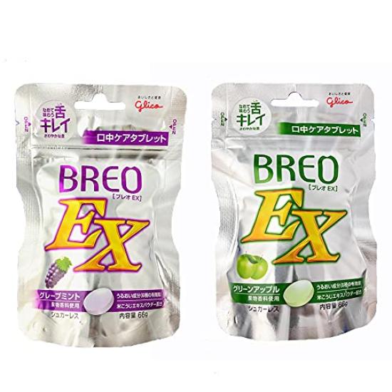 

Glico Breo EX 66 г по 1 пакетику (зеленое яблоковиноградная мята)