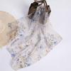 Mulberry Silk Silk Small Square Scarf Silk Scarf Spring and Summer Scarf Thin Gauze Scarf Scarf Dual-purpose Mother Neck Protection Women