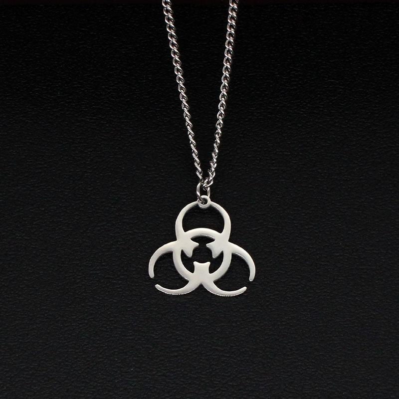 Resident Evil Totem Pendant Necklace Men and Women Trendy INS Street Punk Hip Hop Necklace