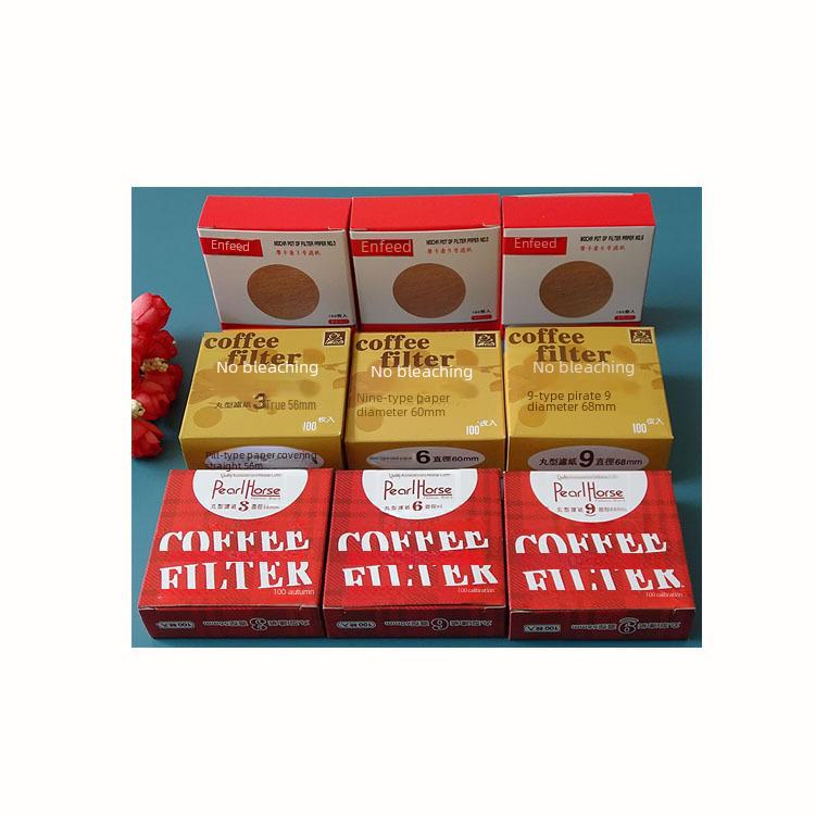 Round Coffee Filter Paper No. 369 for Moka Pot, Ice Drip, and Vietnamese Pour Over