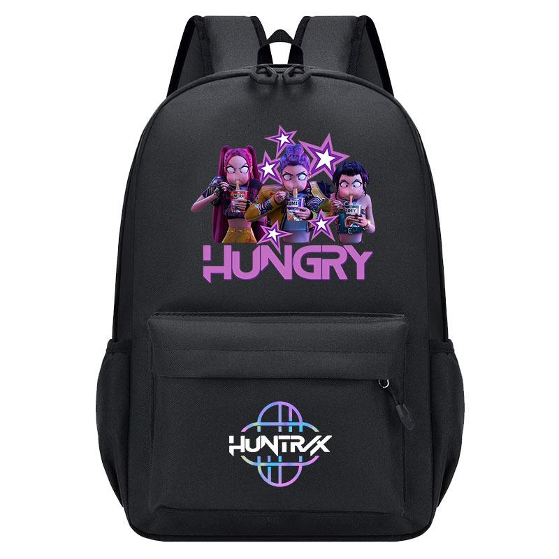 Kpop Demon Hunter Girls Group Anime Peripheral Backpack Girls Boys Anime Backpack Student Lightweight Schoolbag KTB