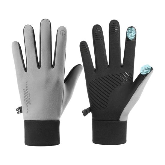 Yousheng Winter Cycling Gloves Waterproof Touchscreen Gloves with Non-Slip Palms Warm Windproof Athletic Gloves for Women Men Skiing Hiking