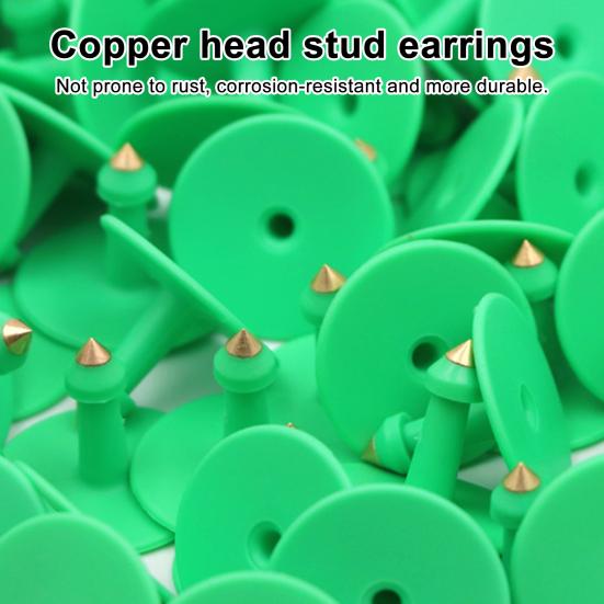 Cattle Ear Tags 001 to 100 Number Plastic Livestock Animal Tag Ear Tag Applicator Kit for Cows Goats Sheep Pigs