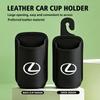 Car Seatback Water Cup Box Leather Mug Drinks Storage Bag Accessories For Lexus UX250h RX450h RX300 GX470 CT200h RX400h NX300h