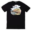 T-Shirt Aquarell Leuchtturm Motiv Baumwolle