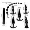 7-teiliges Analplug-Set G-Punkt Prostata-Massagegerät Stimulator Buttplug Analkugeln Ball Sexspielzeug für Anfänger Mann Frau Paare Schwul 18