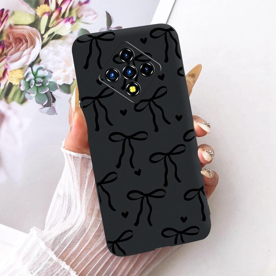 Cute Printing Phone Case For Infinix Zero8 Zero8i Soft Black Silicone TPU Cases For Infinix Zero 8 8i X687B X687 Covers Bumpers