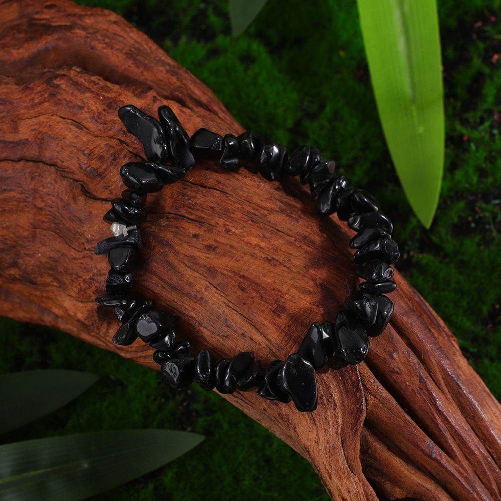 

Natural Crystal Chip Bar Bead Bracelet DIY Irregular Gemstone Bracelet Accessories