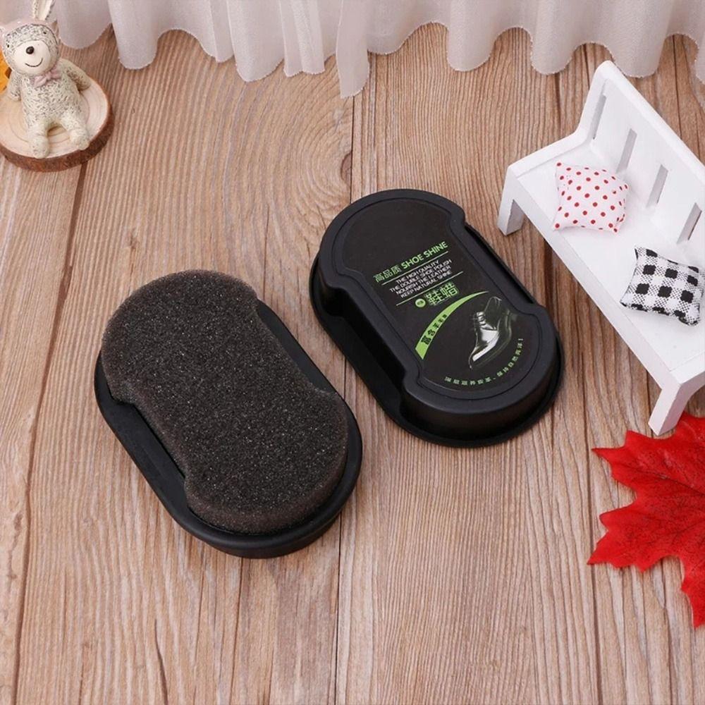 3PCS Universal Sponge Polisher for Leather Shoes Shoes Cleaning Brush Leather Polishing Sponge Quick Polish Liquid Cleaning Wax