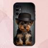 Yorkshire Terrier HUND Süße Handyhülle Für Samsung S24,S21,S22,S23,S30,Ultra,S20,Plus,Fe,Lite,Note,10,9,5G Schwarzes Weiches Gehäuse
