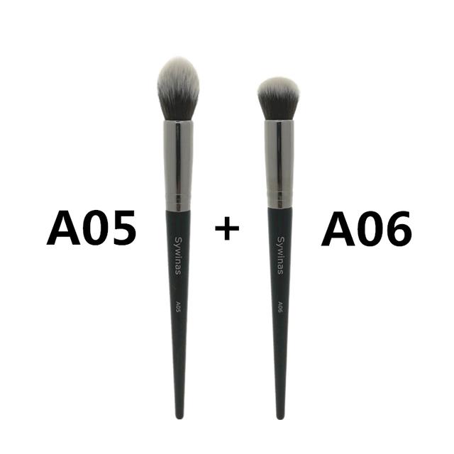 Sywinas 1pc tapered highlighter Brush #A05 high quality blending blusher makeup brushes.