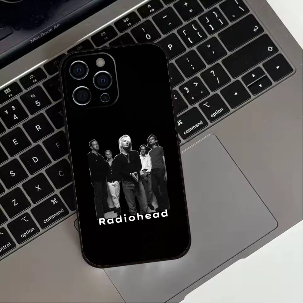 Classic R-Radiohead Rap Band  Phone Case For iPhone 17,16,15,14,13,12,11 Plus,Pro Max,XS,Soft Silicone Black Cover