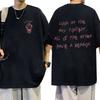 Rapper Lil Peep Tour Konzert Grafik T-Shirt Herrenmode Baumwolle Kurzarm T-Shirt Damen Hip Hop Oversized